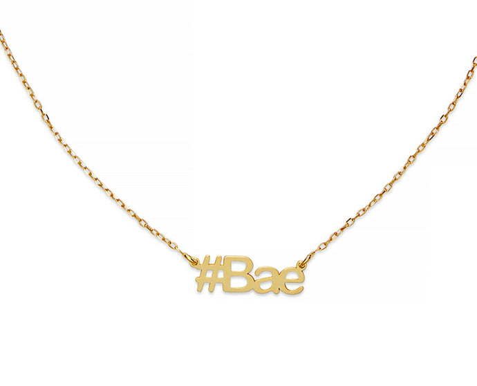 Bae Hashtag Necklace - InclusiveJewelry
