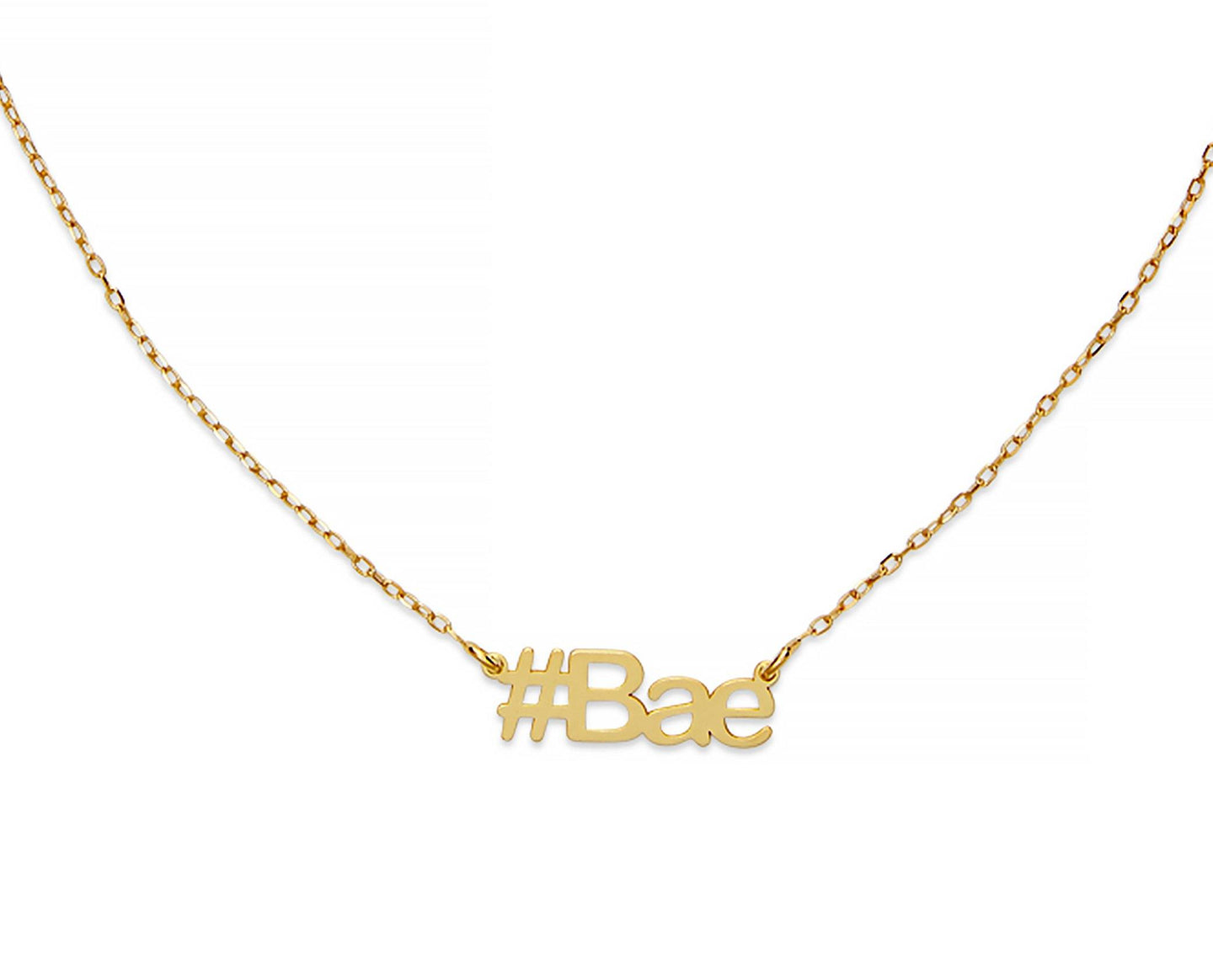 Bae Hashtag Necklace - InclusiveJewelry