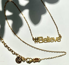 Load image into Gallery viewer, Believe Hashtag Necklace - InclusiveJewelry