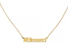 Load image into Gallery viewer, Blessed Hashtag Necklace - InclusiveJewelry