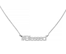 Load image into Gallery viewer, Blessed Hashtag Necklace - InclusiveJewelry