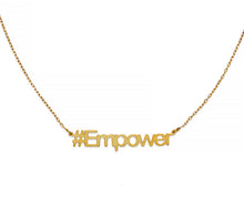 Load image into Gallery viewer, Empower Hashtag Necklace - InclusiveJewelry