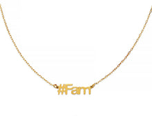 Load image into Gallery viewer, Fam Hashtag Necklace - InclusiveJewelry
