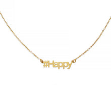 Load image into Gallery viewer, Happy Hashtag Necklace - InclusiveJewelry
