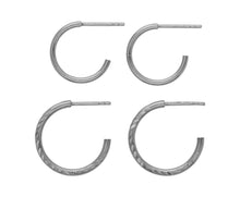 Load image into Gallery viewer, Faith Hoop Diamond Cut Set - InclusiveJewelry