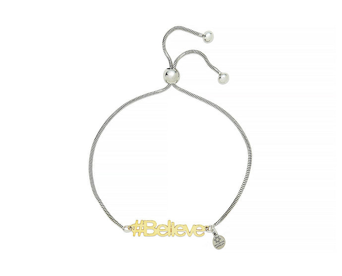 Believe Hashtag Bracelet - InclusiveJewelry