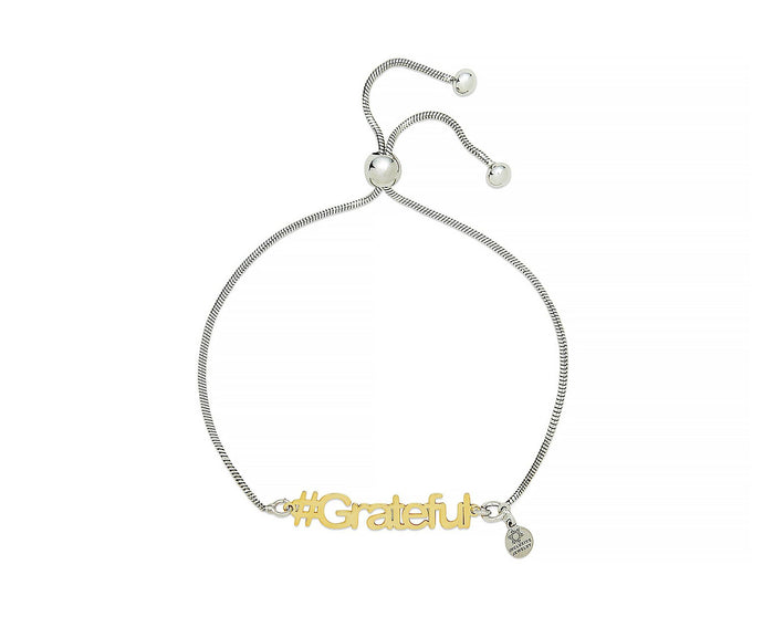 Grateful Hashtag Bracelet - InclusiveJewelry