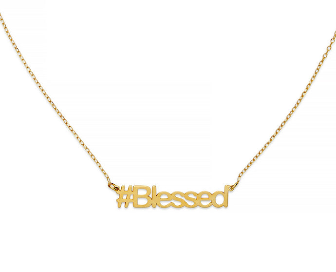 Blessed Hashtag Necklace - InclusiveJewelry