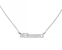 Load image into Gallery viewer, Blessed Hashtag Necklace - InclusiveJewelry
