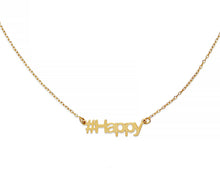 Load image into Gallery viewer, Happy Hashtag Necklace - InclusiveJewelry
