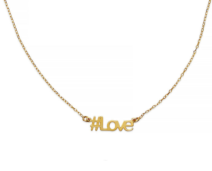 Love Hashtag Necklace - InclusiveJewelry