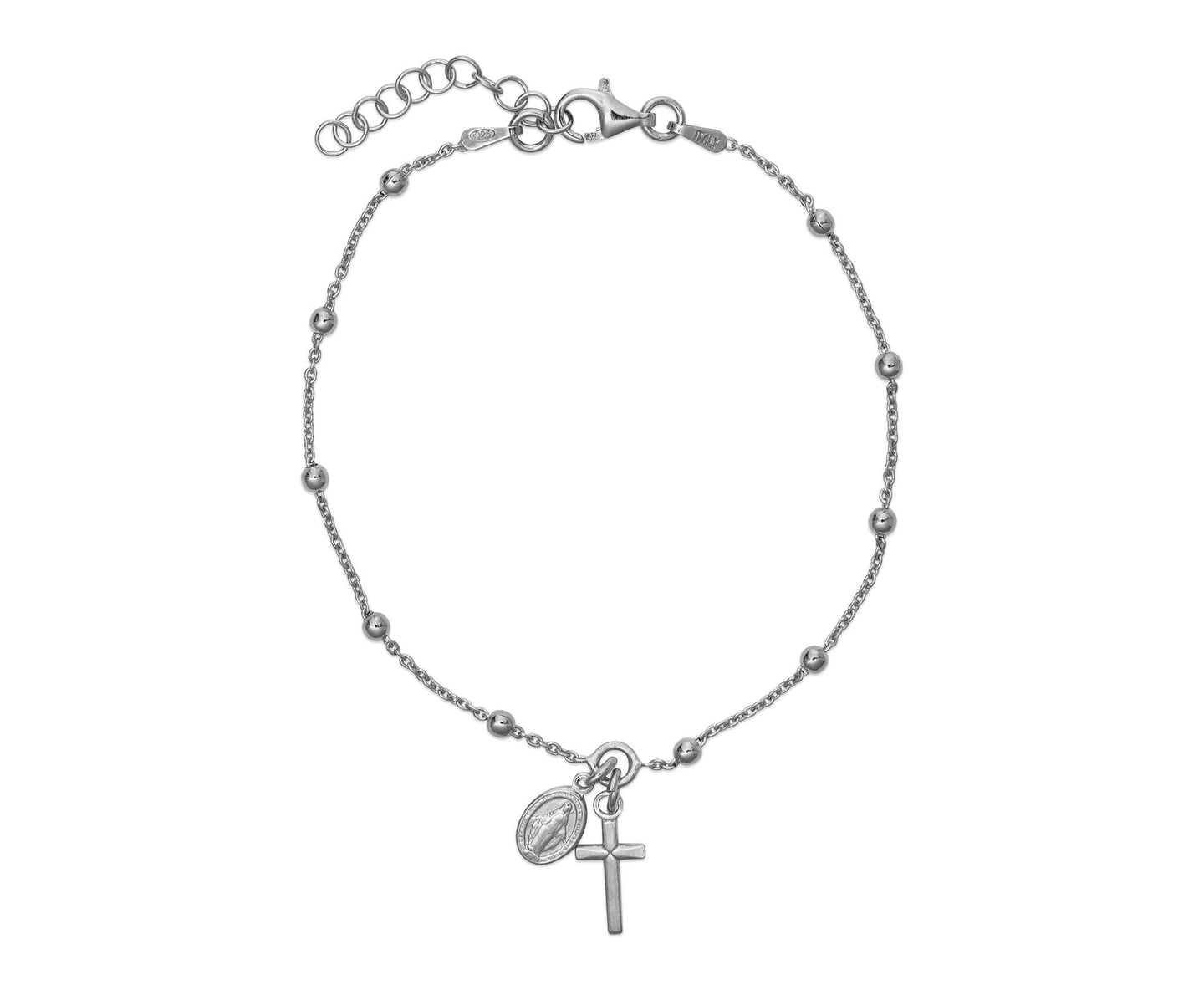 Rosary Cross Bracelet - InclusiveJewelry