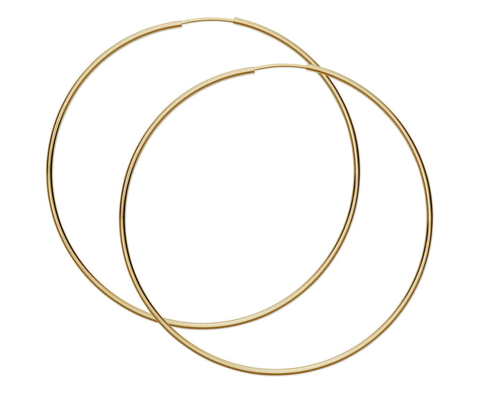 Oversized Thin Hoops - InclusiveJewelry