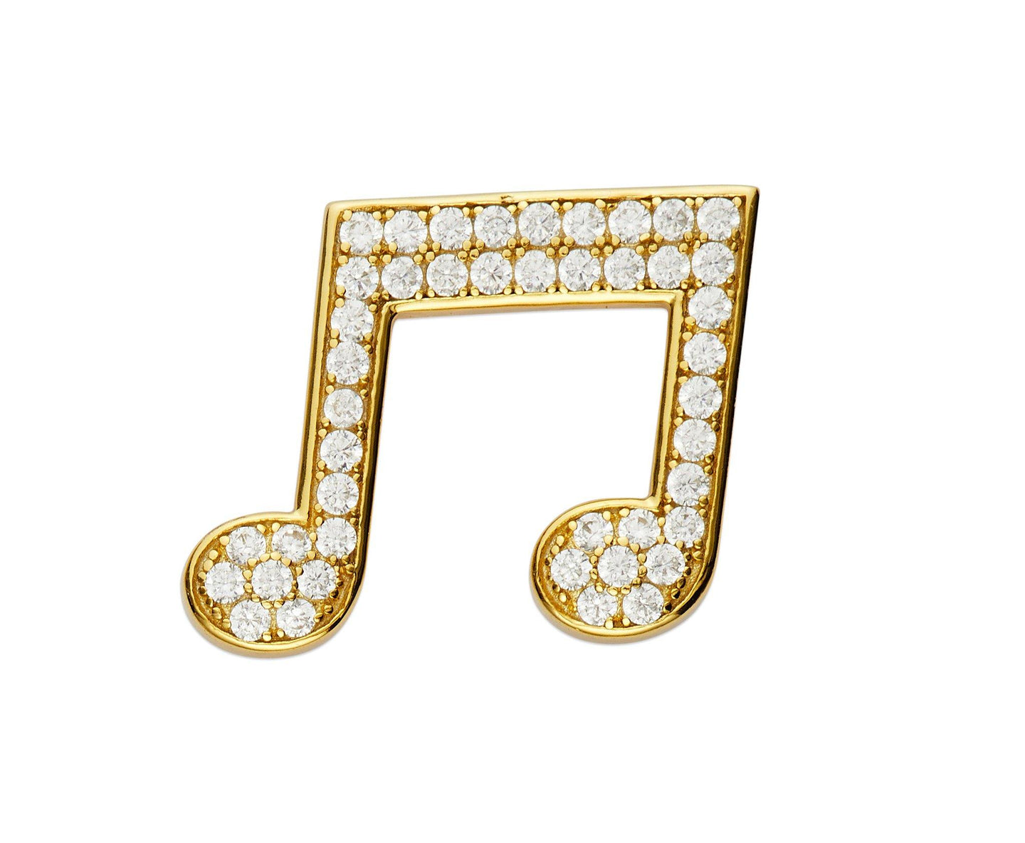 Music Note Lapel Pin - InclusiveJewelry