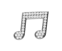 Load image into Gallery viewer, Music Note Lapel Pin - InclusiveJewelry

