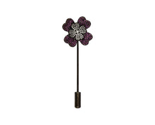 Load image into Gallery viewer, Pink Flower Lapel Pin - InclusiveJewelry
